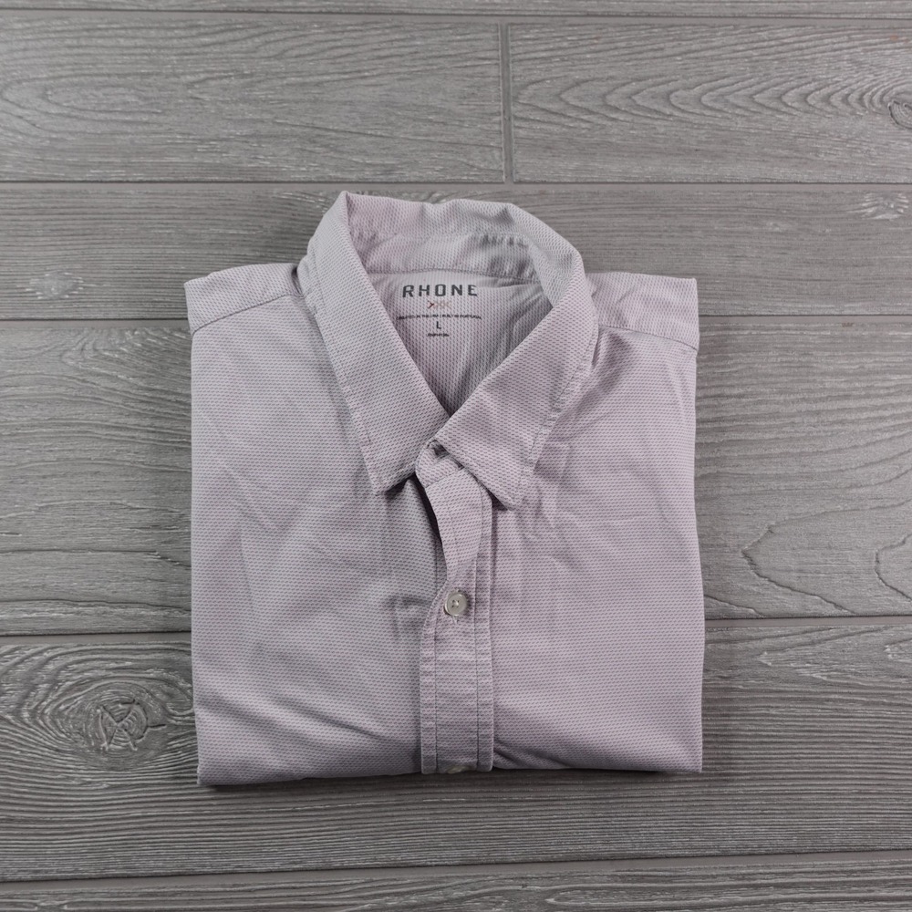 Rhone Commuter Shirt Classic Men's Size Large Button Down Stretch Casual